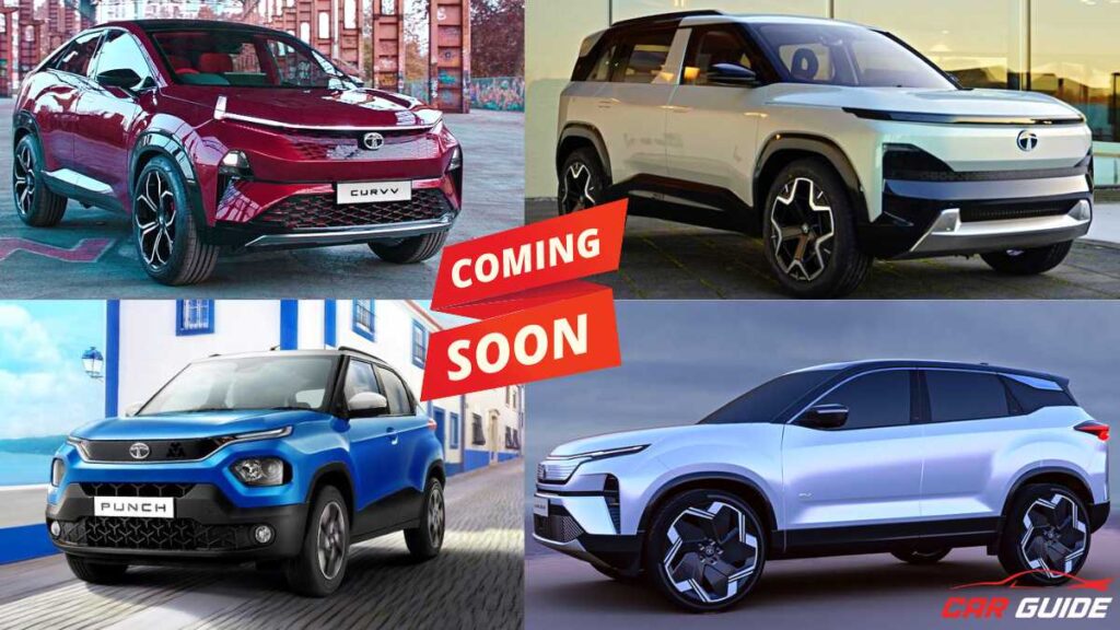 Upcoming Tata EVs Sierra Punch Curvv Harrier And Safari